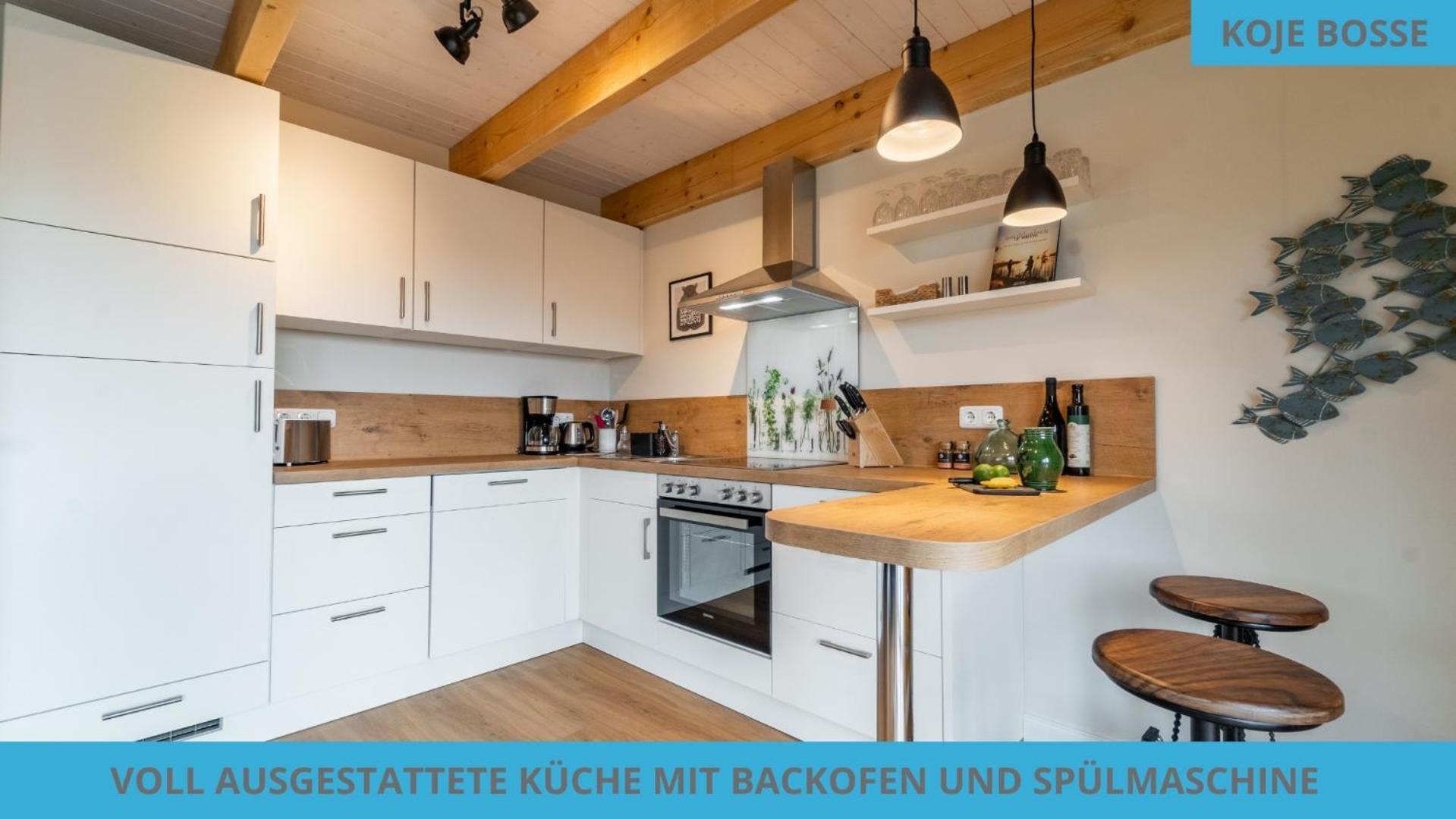 Kuestenkojen Mit 4 Ferienwohnungen Fuer 1 Bis 8 Pers Mit Diversen Schlafzimmern, Garten Oder Balkon بوسم المظهر الخارجي الصورة