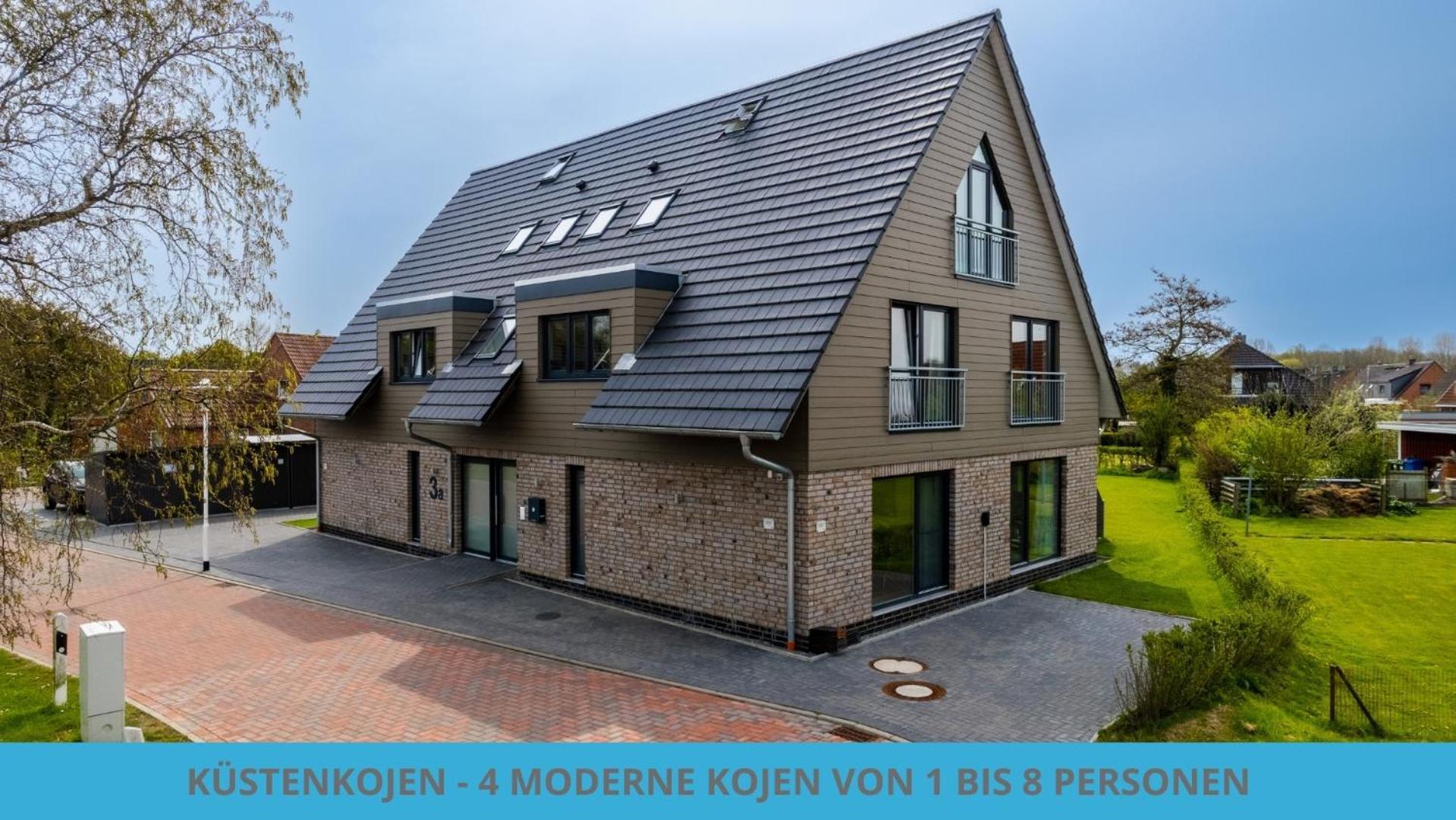 Kuestenkojen Mit 4 Ferienwohnungen Fuer 1 Bis 8 Pers Mit Diversen Schlafzimmern, Garten Oder Balkon بوسم المظهر الخارجي الصورة